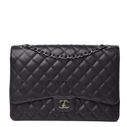 Chanel Caviar Quilted Maxi Double Flap Black 1 of 15