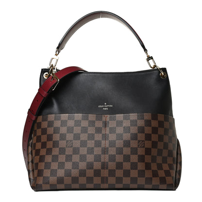 Louis Vuitton Damier Ebene Calfskin Maida Black 1 of 24