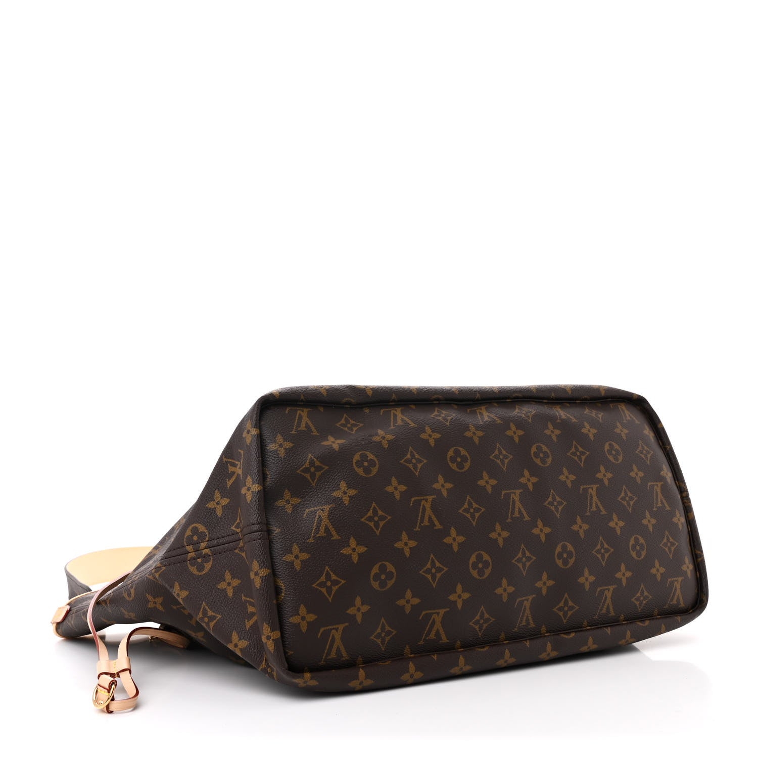 Louis Vuitton Monogram Stamped Inside Out Neverfull Bandouliere GM Beige 4 of 9
