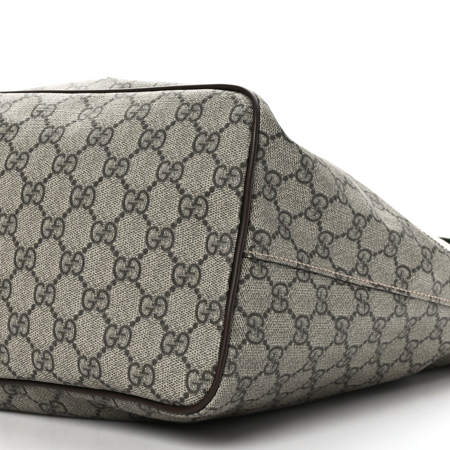 Gucci Soft GG Supreme Monogram Courrier Medium Crossbody Tote Beige New Acero 9 of 9
