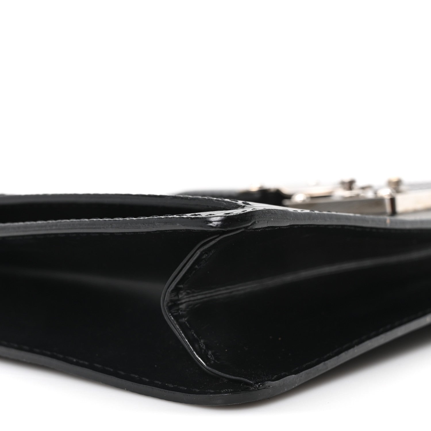 Louis Vuitton Epi Pochette Sellier Dragonne Clutch Black 8 of 9