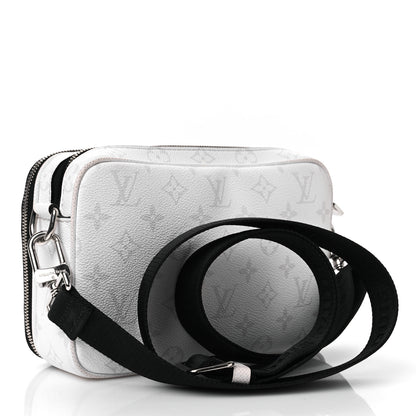 Louis Vuitton Taiga Monogram Alpha Messenger Optic White 2 of 10