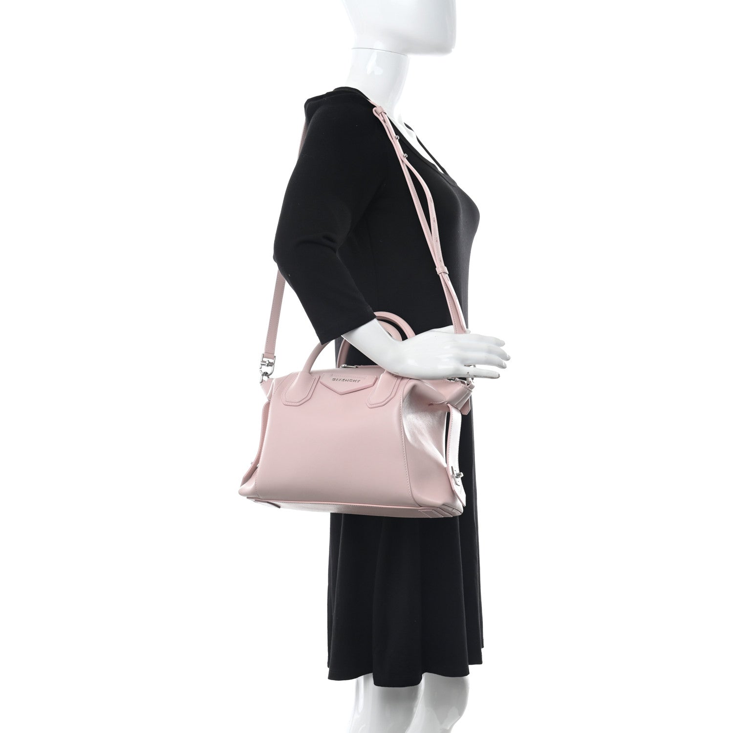 Givenchy Smooth Calfskin Small Soft Antigona Pale Pink 2 of 10