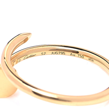 Cartier 18K Yellow Gold Small Juste Un Clou Ring 52 6 4 of 5