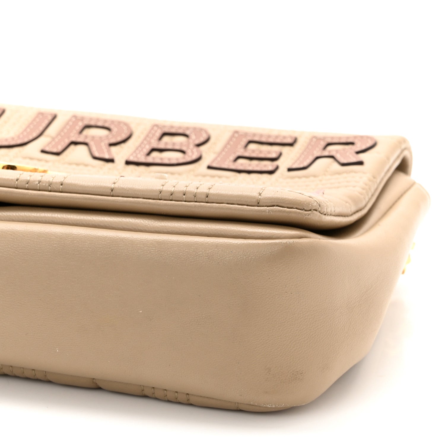 Burberry Quilted Horseferry Print Small Lola Bag Beige 10 of 12