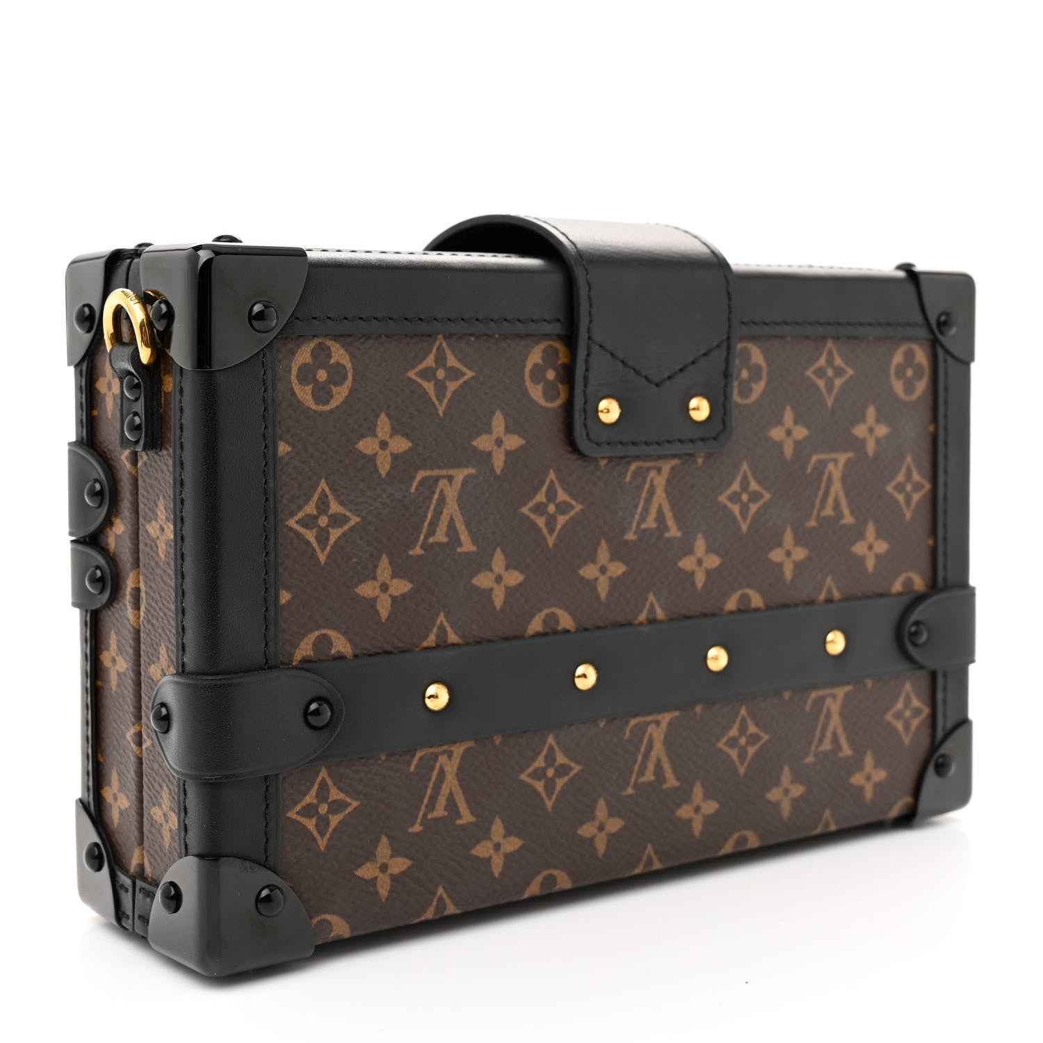 Louis Vuitton Monogram Petite Malle Black 3 of 10