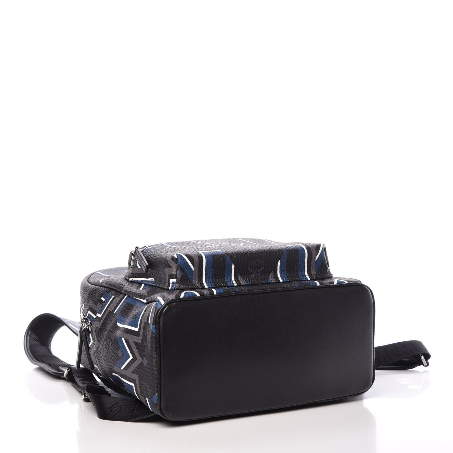 Visetos Gunta Striped Printed Medium Stark Backpack Black