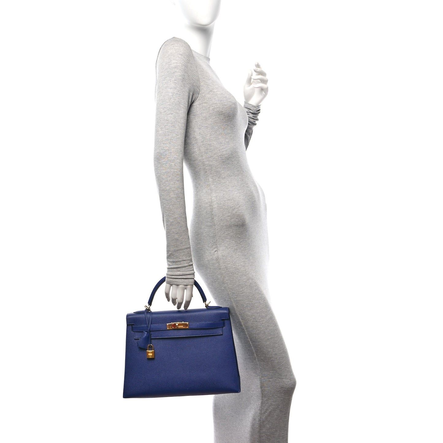 Epsom Kelly Sellier 32 Bleu Saphir