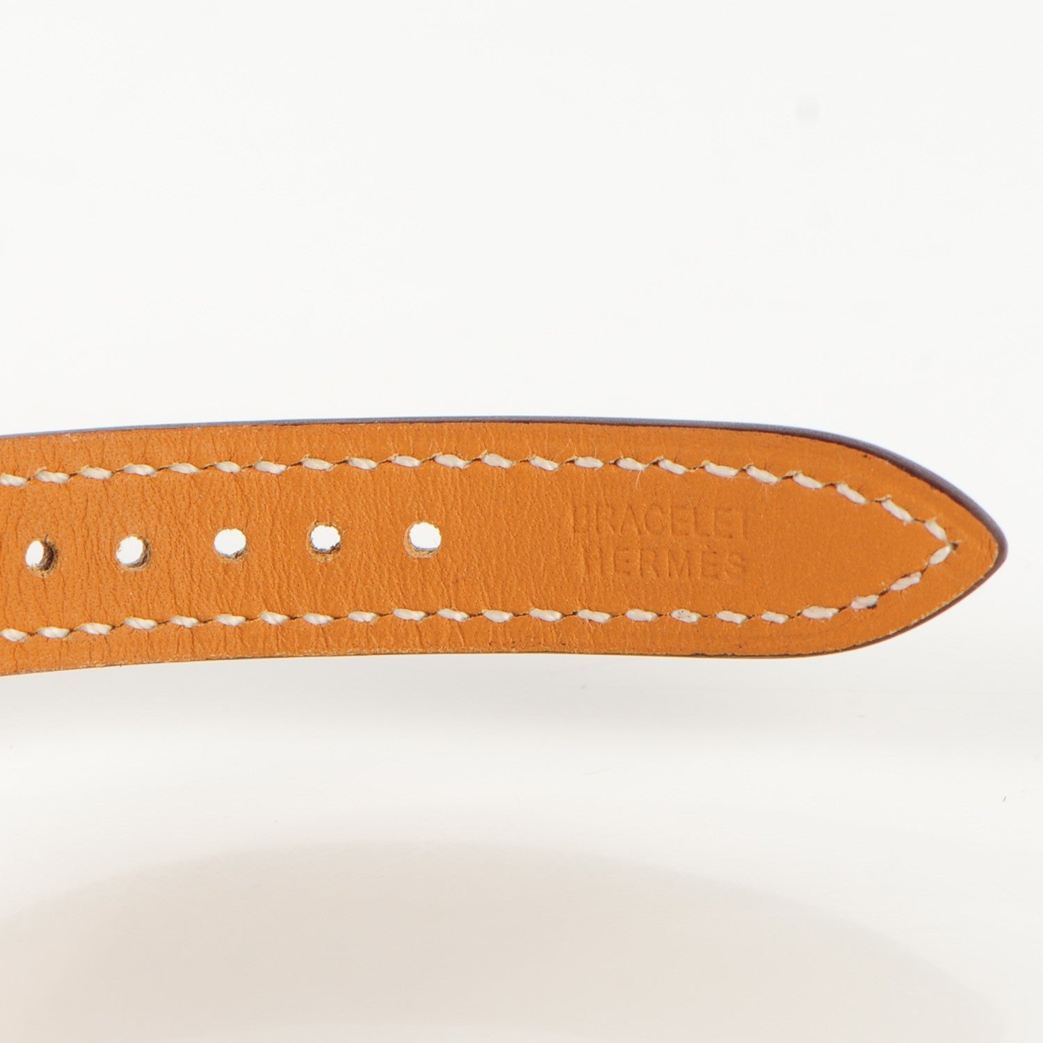 Hermes Stainless Steel Swift 26mm Cape Cod Tonneau Double Tour Quartz Watch Etoupe 4 of 7