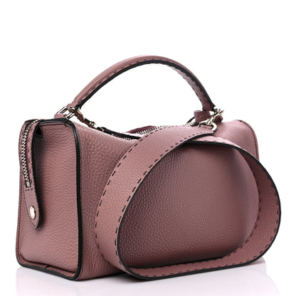 Fendi Cuoio Romano Selleria Lei Boston Tote English Rose 3 of 8