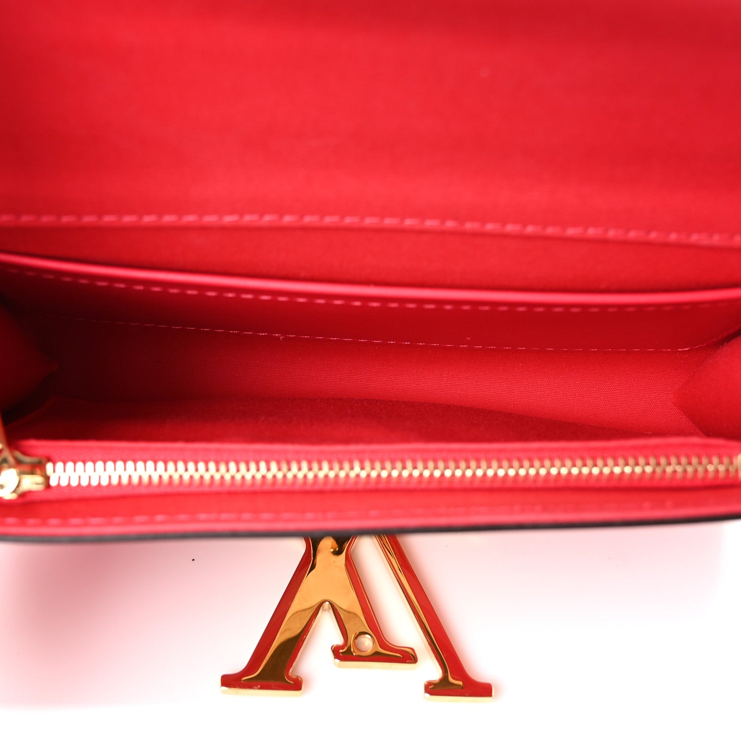 Louis Vuitton Patent Chain Louise MM 5 of 9