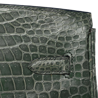 Hermes Matte Porosus Crocodile Birkin 35 8 of 35