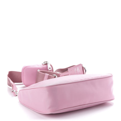 Prada Nylon Re-Edition 2005 Shoulder Bag Rosa 4 of 9