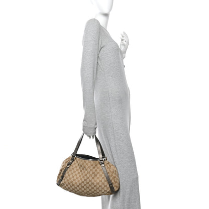 Gucci Monogram Medium Abbey Shoulder Bag Pewter 2 of 10