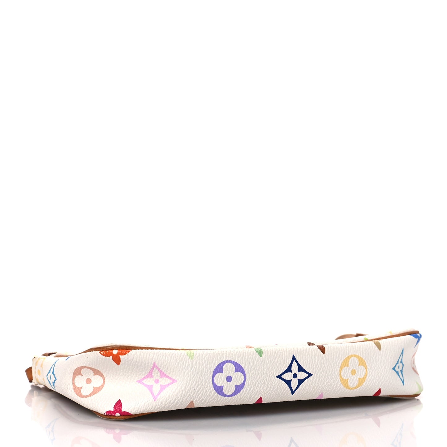 Monogram Multicolor Pochette Accessories White