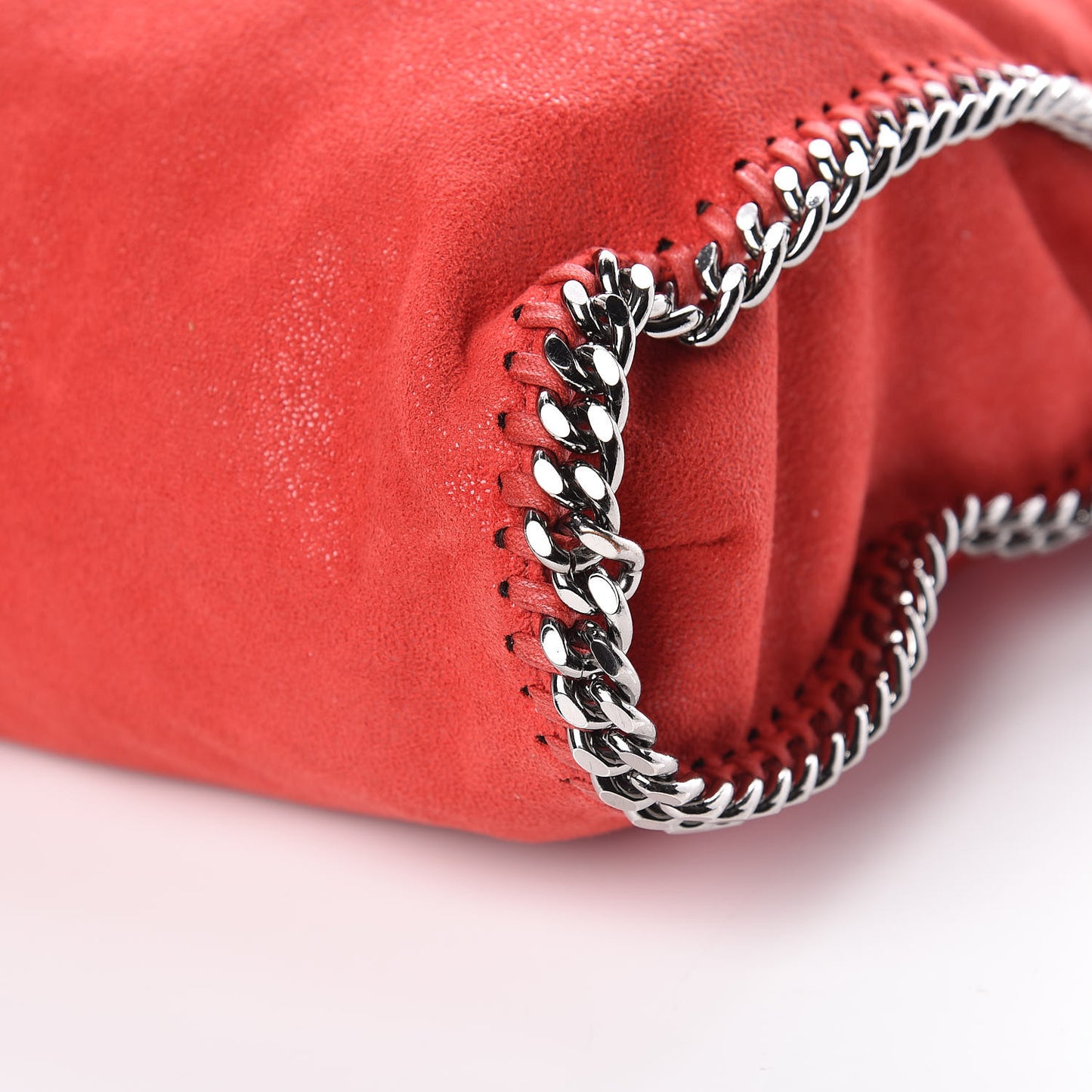 Shaggy Deer Falabella Fold Over Tote Flame