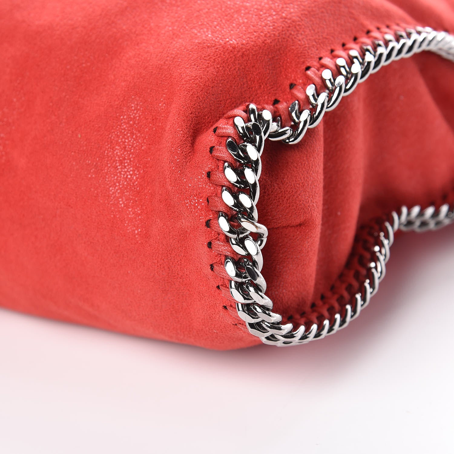 Stella McCartney Shaggy Deer Falabella Fold Over Tote Flame 10 of 10