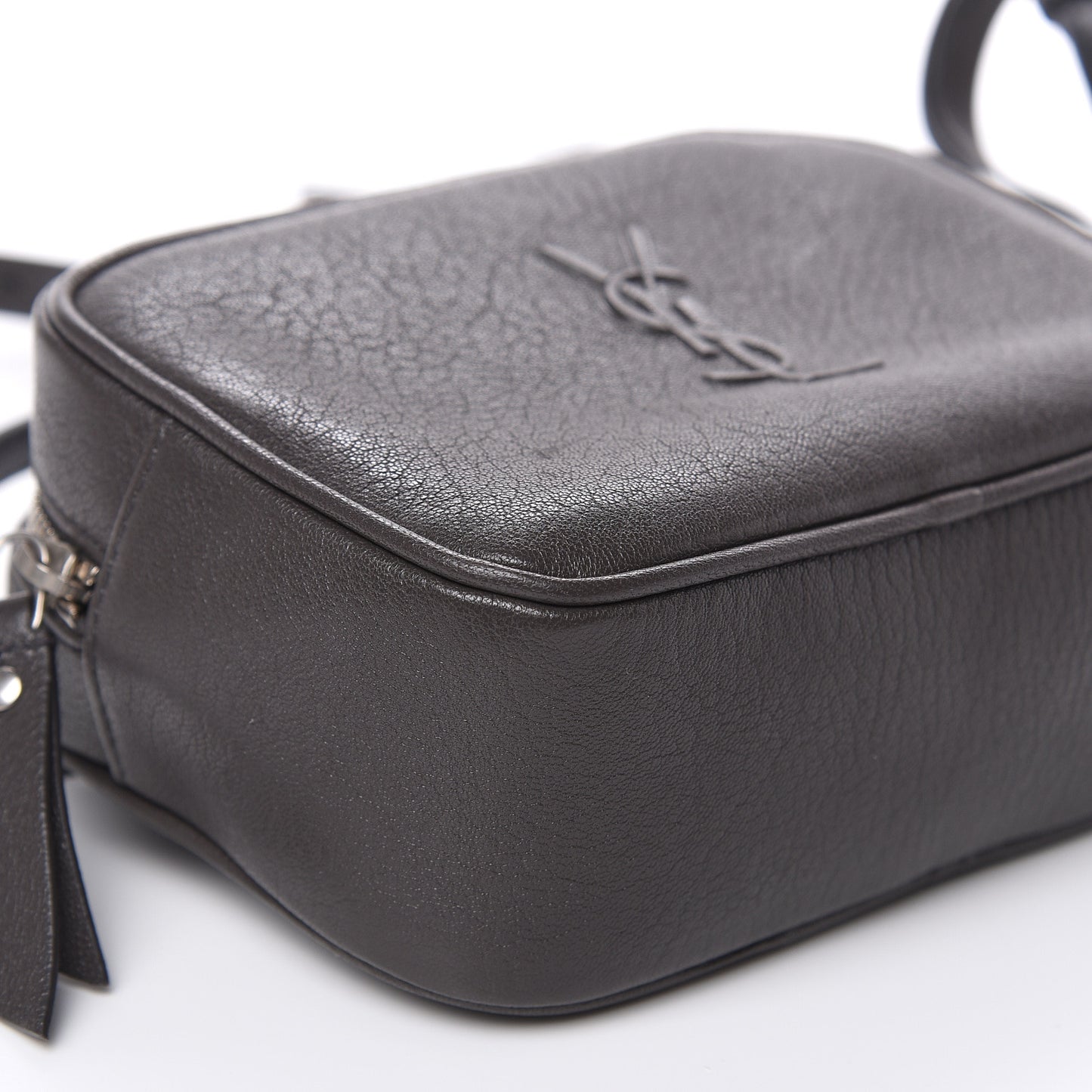 Lambskin Monogram Lou Belt Bag Asphalt
