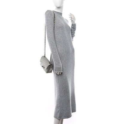 Chanel Metallic Caviar Quilted Mini Rectangular Flap Silver 2 of 10