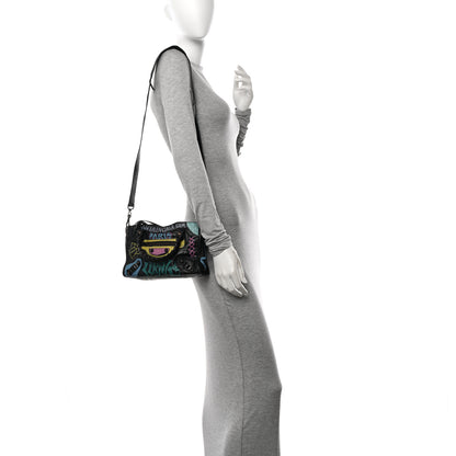 Balenciaga Agneau Arena Graffiti All Over Classic Hardware Mini City Black Multicolor 2 of 12