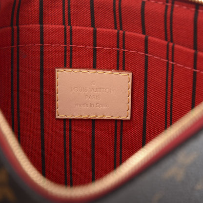 Louis Vuitton Monogram Neverfull MM GM Pochette Cherry 6 of 9