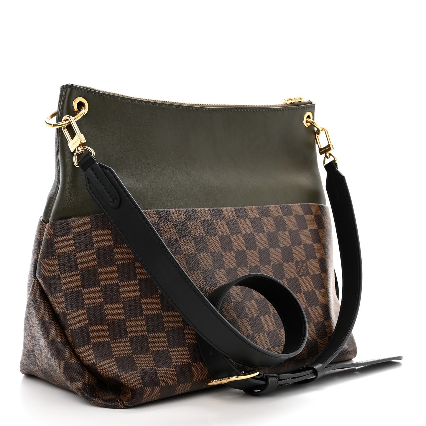 Damier Ebene Calfskin Maida Khaki