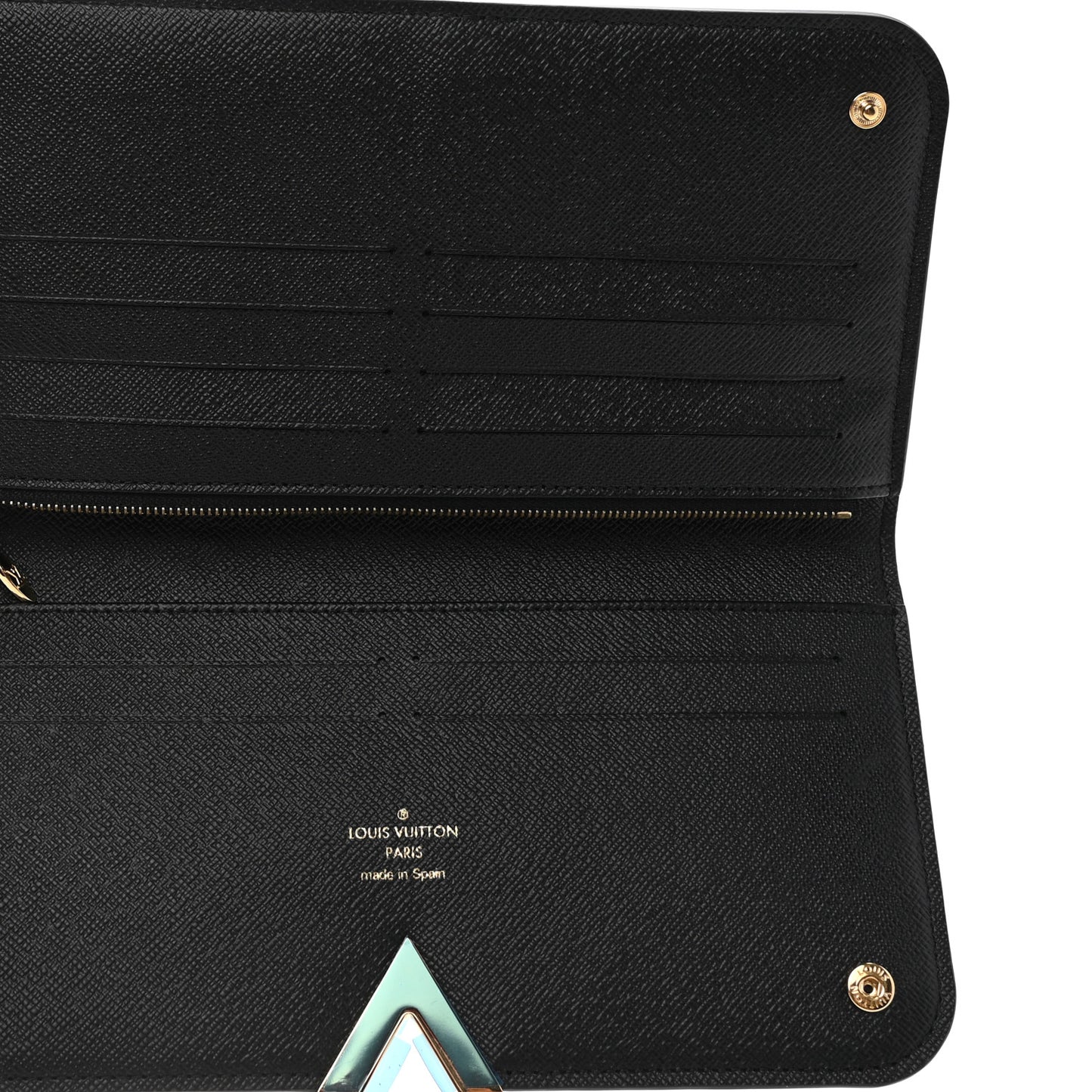Monogram Calfskin Kimono Wallet Black