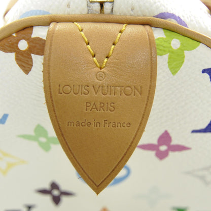 Louis Vuitton Monogram Multicolor Speedy 30 White 7 of 10
