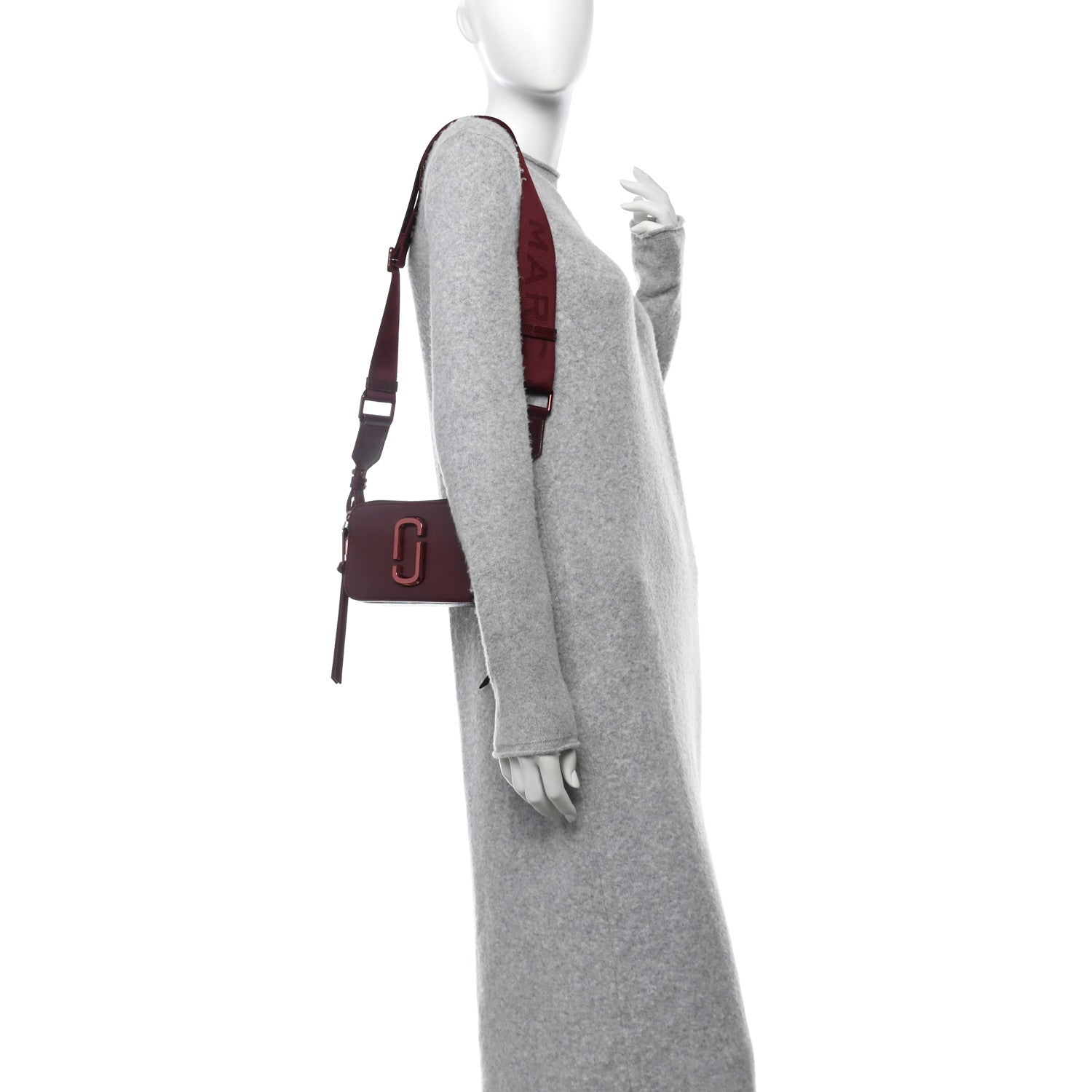 Marc Jacobs Saffiano Snapshot Camera Bag Burgundy 2 of 13