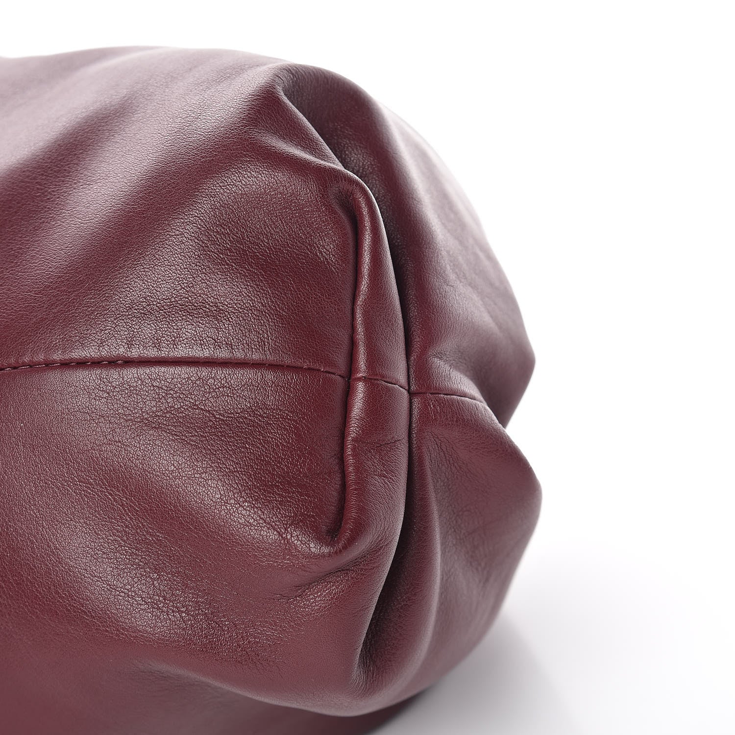 Bottega Veneta Smooth Butter Calf The Pouch Oversized Clutch Bordeaux 10 of 10