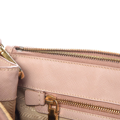 Prada Saffiano Medium Galleria Double Zip Tote Cammeo 12 of 36