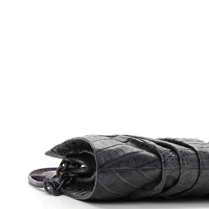 Nancy Gonzalez Crocodile Slim Frame Chain Clutch Degrade 8 of 9