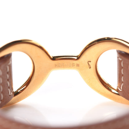 Hermes Barenia Pavane Cuff M Fauve 4 of 7