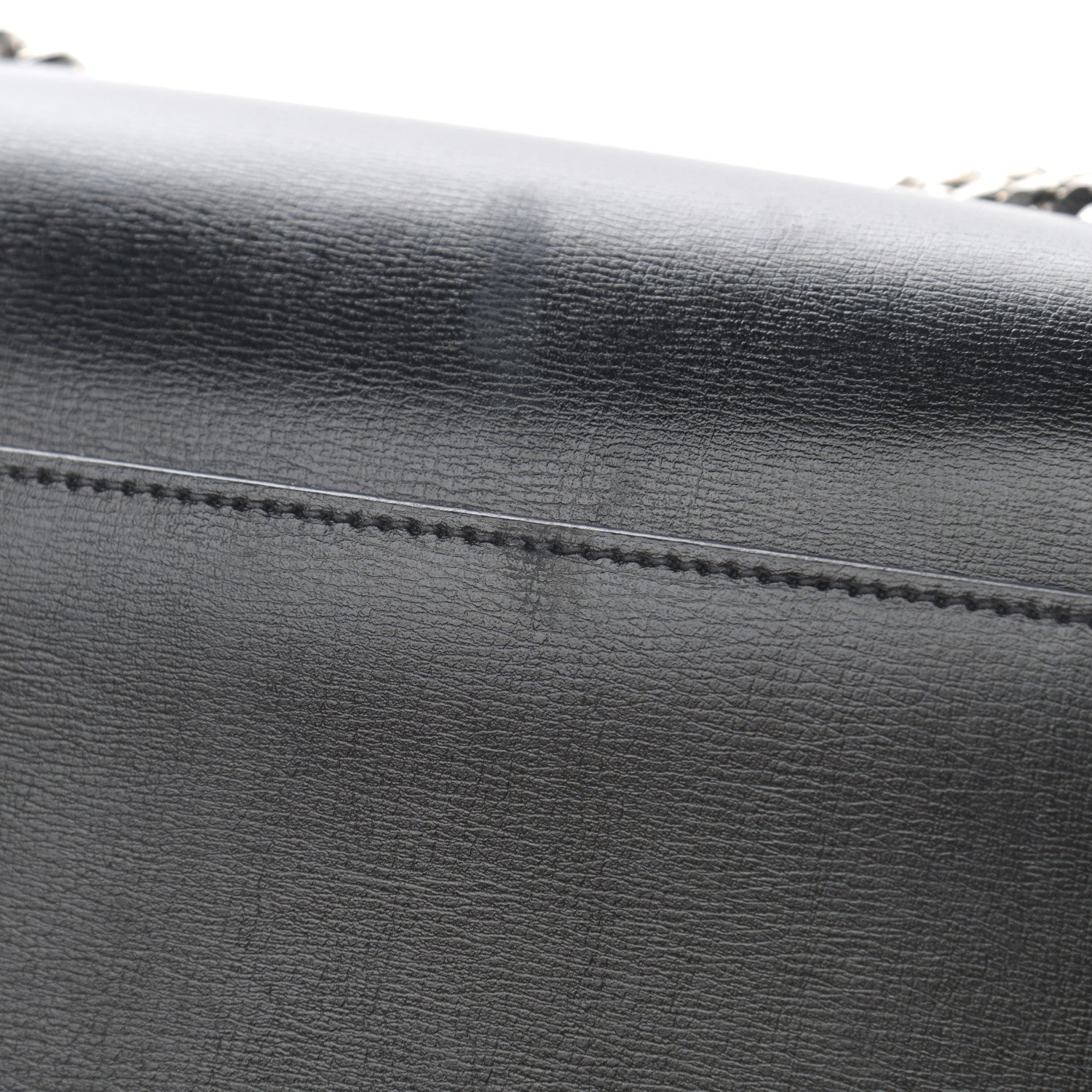 Saint Laurent Calfskin Large Monogram Sunset Black 12 of 13