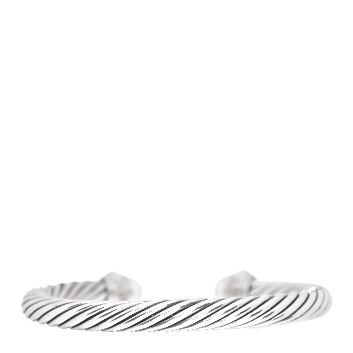 David Yurman Sterling Silver 14K Yellow Gold Pearl 7mm Cable Classics Bracelet 3 of 4