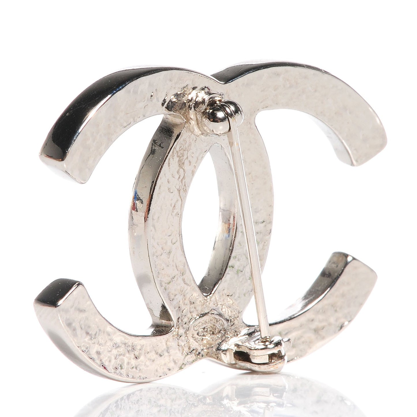 Pearl CC Brooch Silver