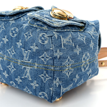 Louis Vuitton Denim Venice Backpack Blue 9 of 9