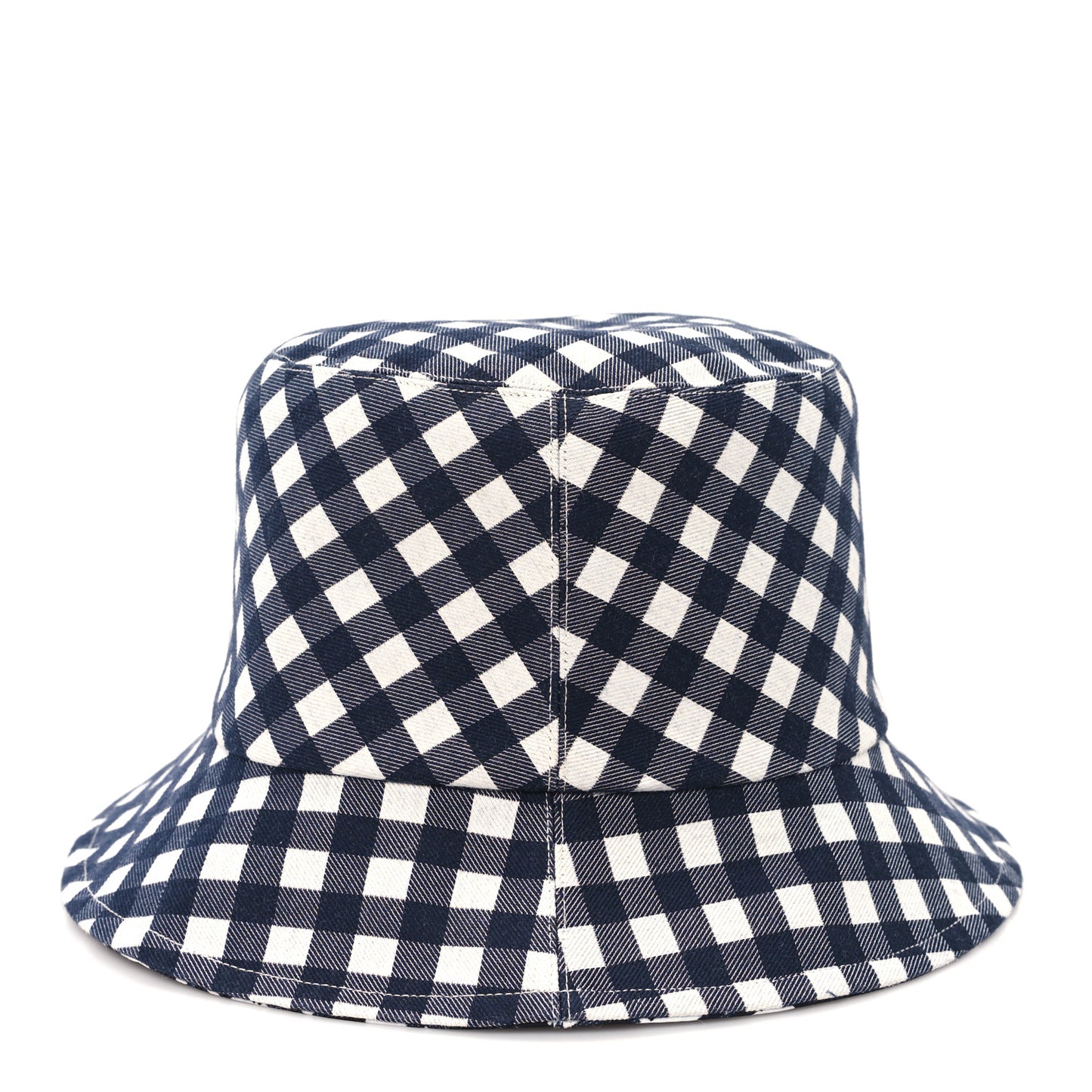 Gingham Reversible Teddy-D Brim Bucket Hat 57 Black White
