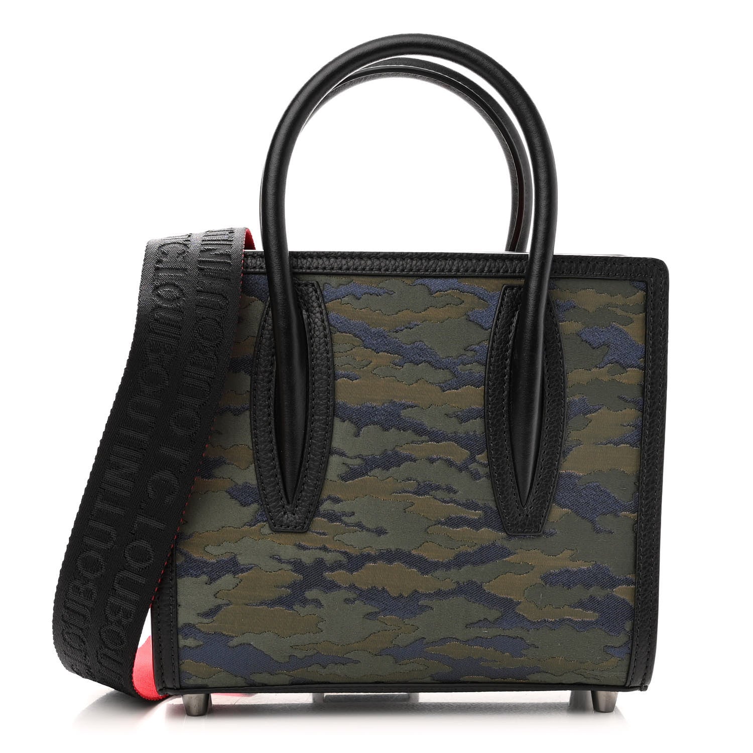 Christian Louboutin Jacquard Calfskin Camoloubi Mini Paloma Vosges 1 of 10