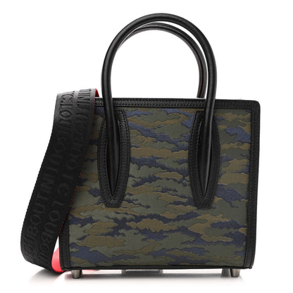 Christian Louboutin Jacquard Calfskin Camoloubi Mini Paloma Vosges 1 of 10