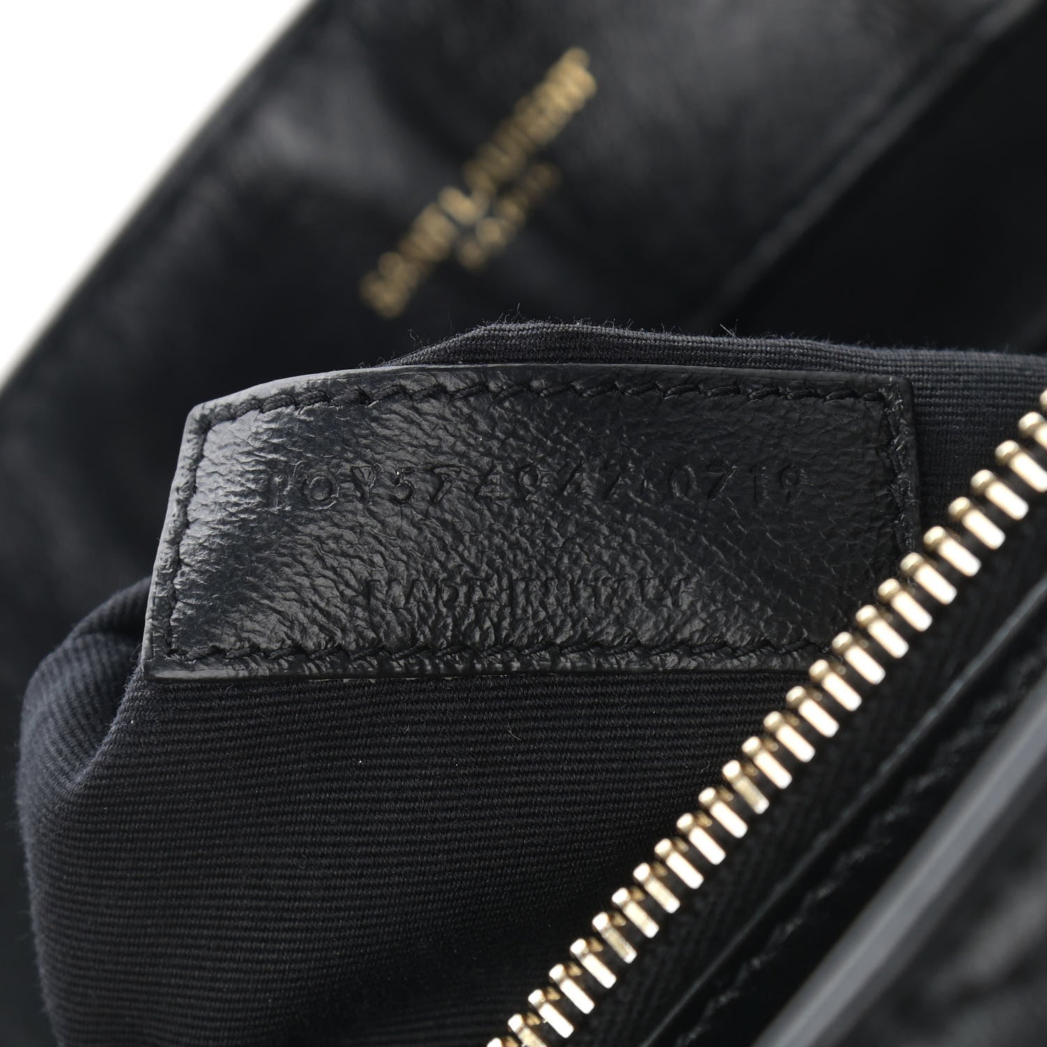 Saint Laurent Calfskin Y Quilted Monogram Large Loulou Chain Satchel Black 8 of 17