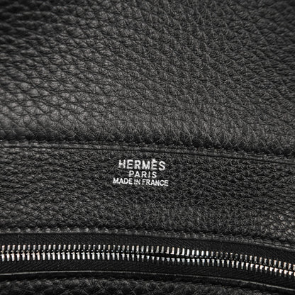 Hermes Taurillon Clemence Initiale Black 6 of 8