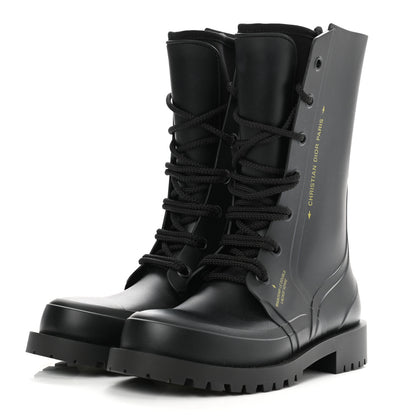 Christian Dior Rubber Diorcamp Low Boots 37 Black 3 of 7