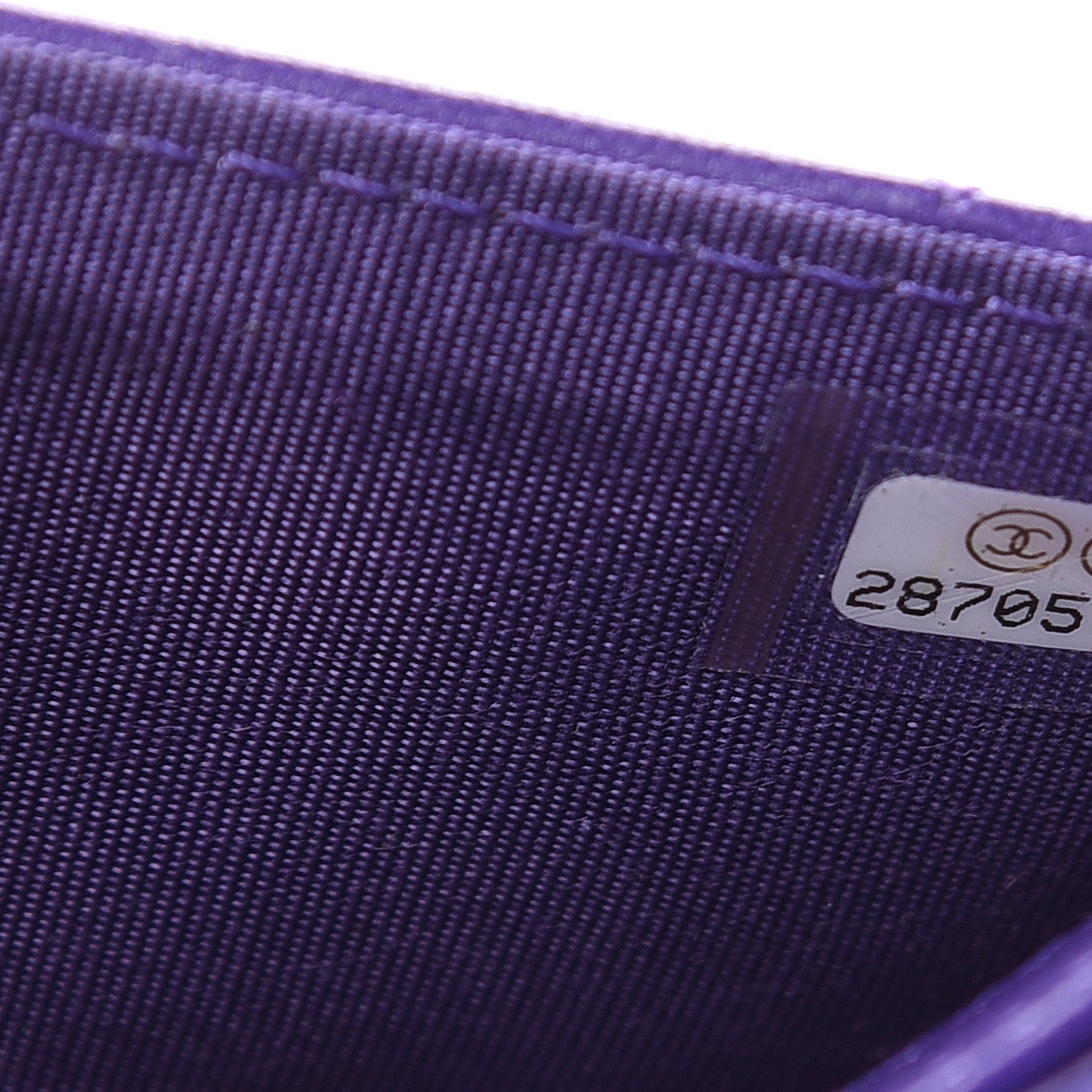 Chanel Lambskin Quilted Medium Boy Flap Wallet Purple 8 of 10