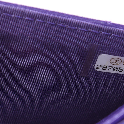 Chanel Lambskin Quilted Medium Boy Flap Wallet Purple 8 of 10