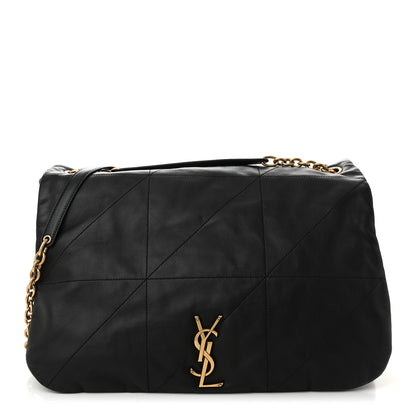 Saint Laurent Lambskin Matelasse Monogram Large Jamie 4.3 Black 1 of 10