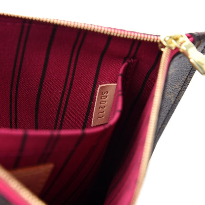 Louis Vuitton Monogram Neverfull MM GM Pochette Pivoine 7 of 7