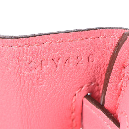 Hermes Swift Birkin 25 Rose Azalee 25 of 34
