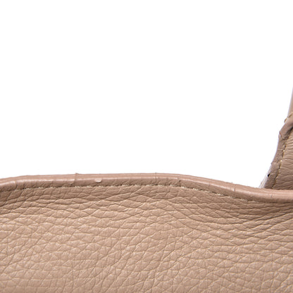 Burberry Prorsum Pebbled Calfskin Medium Studley Tote Nude 11 of 16