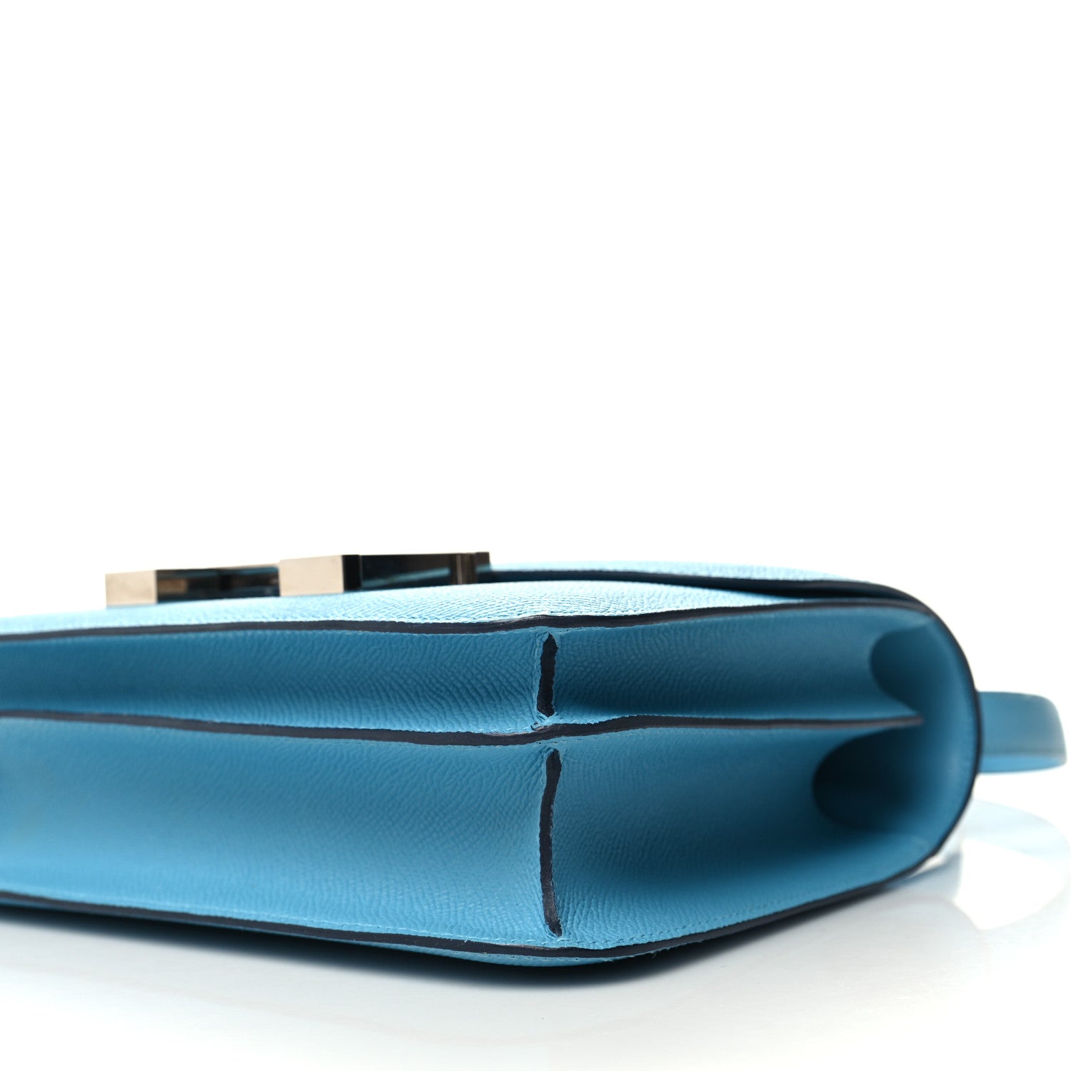 Hermes Epsom Enamel Constance 24 Bleu du Nord Rouge 11 of 12